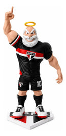 Mascote São Paulo Estatua Decorativa Torcedor Uniforme Preto
