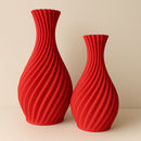 Kit 2 Vasos Decorativos Espiral – Moderno p/ Sala e Escritório