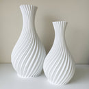Kit 2 Vasos Decorativos Espiral – Moderno p/ Sala e Escritório